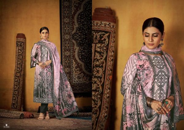 Rk Gold Nazreen Pure Velvet Pashmina Dress Material Collection